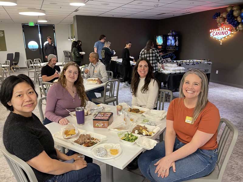 In Office Team Lunch